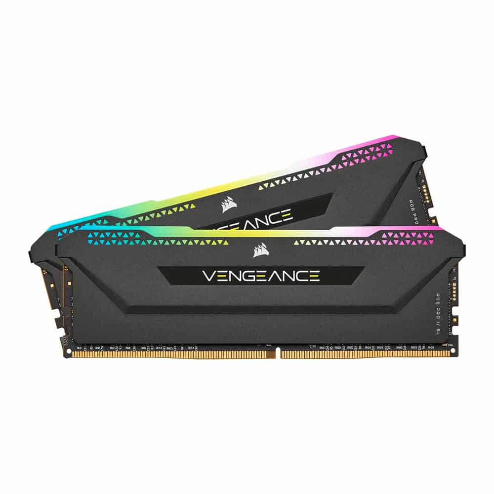 (image for) Corsair Vengeance RGB PRO SL Black 16GB 3200MHz AMD Ryzen Tuned DDR4 Memory Kit